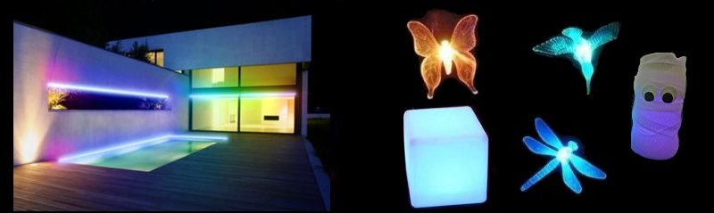 Images de led en decoration