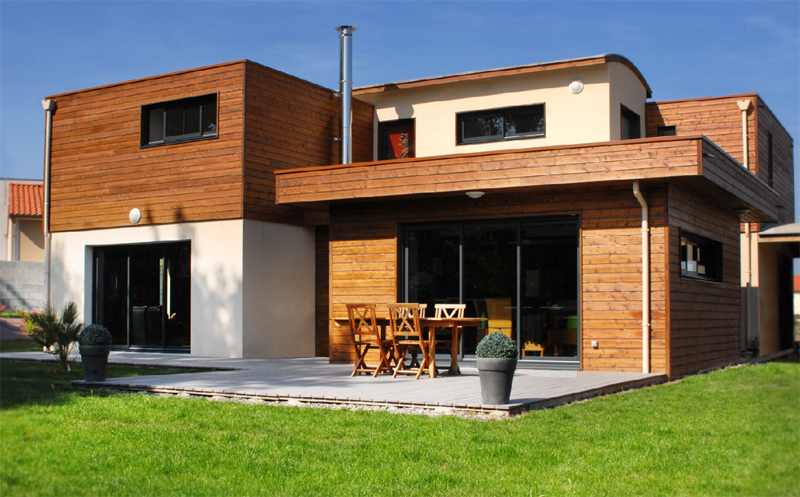 exemple de maison en bois